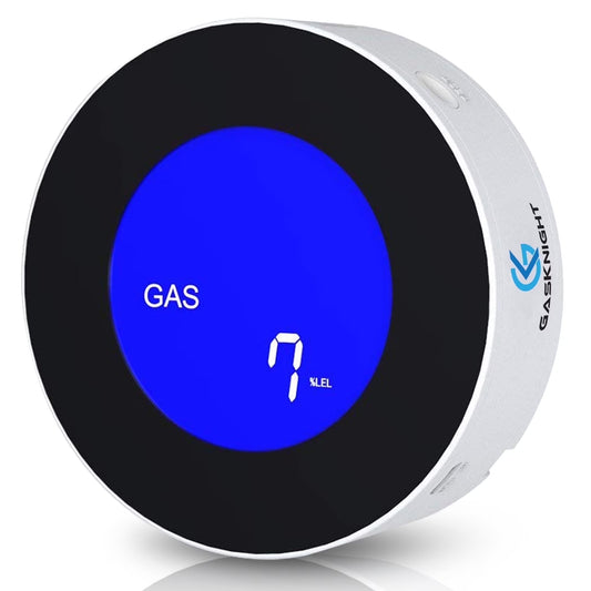 2.0 Natural Gas Detector, Propane Detector, Natural Gas Leak Detection. Plug-In Gas Leak Alarm W LCD Display
