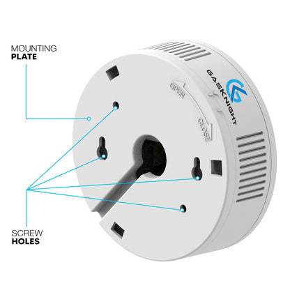 2.0 Natural Gas Detector, Propane Detector, Natural Gas Leak Detection. Plug-In Gas Leak Alarm W LCD Display